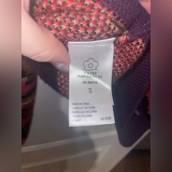 FARM Rio Multicolor Crew Neck Sweater - Picture 8 of 11